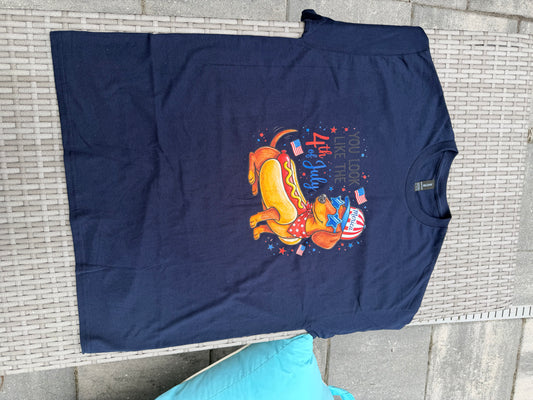 You Look Like the 4th of July Dachshund Graphic Tee s
