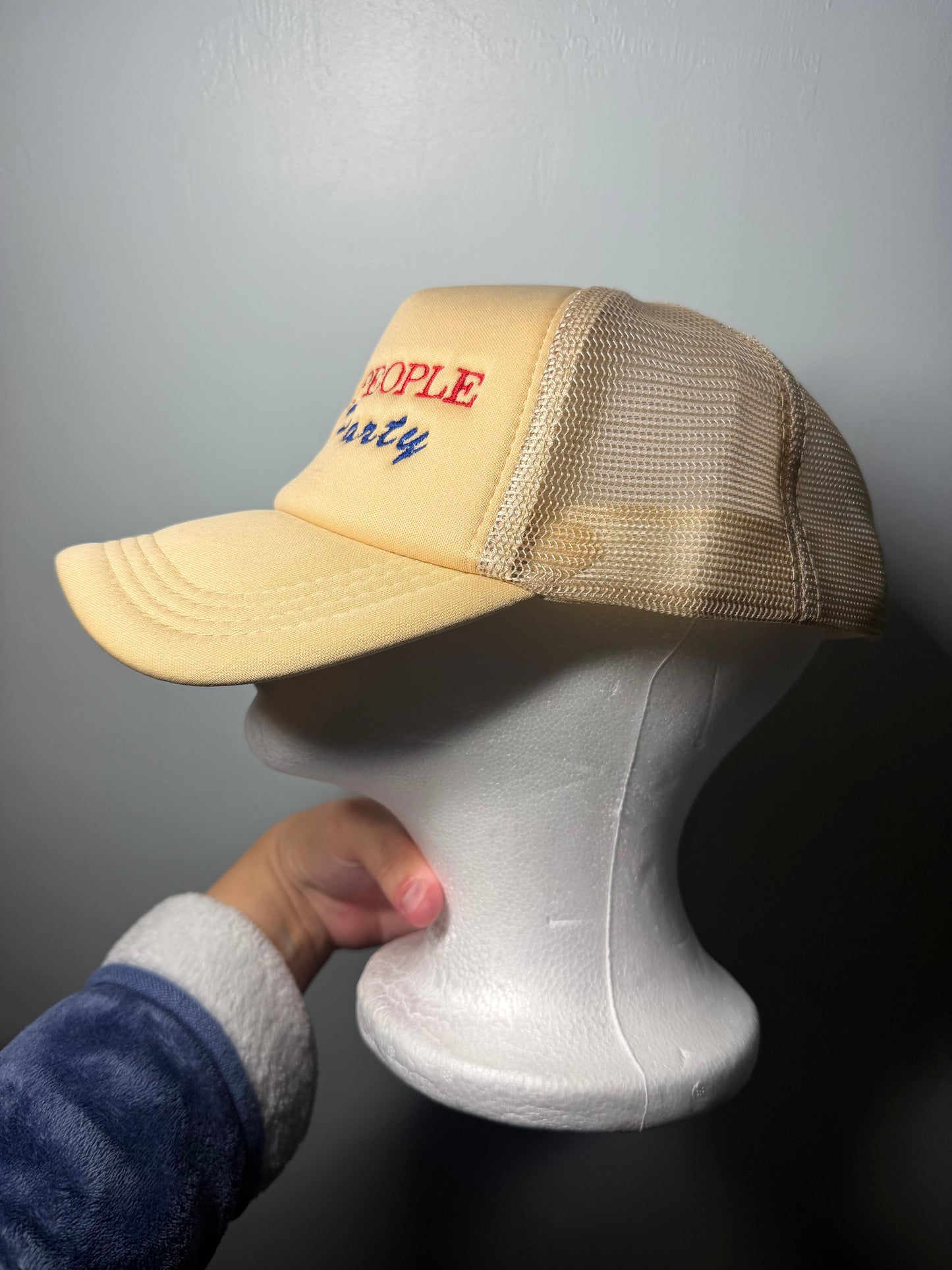 We The People Like To Party Embroidered Hat | Patriotic Party Hat | USA Trucker Cap