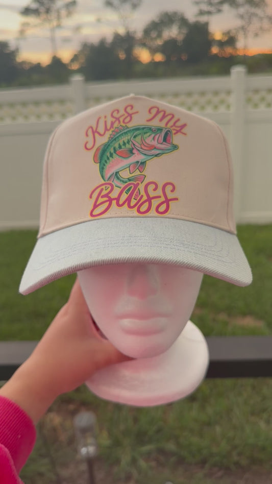 Kiss My Bass Trucker Hat 🐟💖